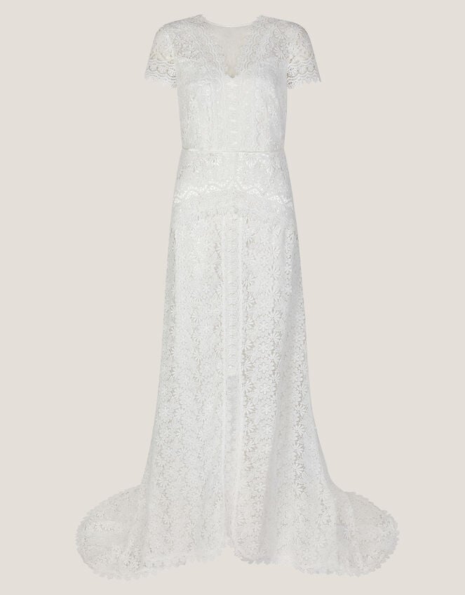 Sienna Lace Maxi Wedding Dress, Ivory (IVORY), large