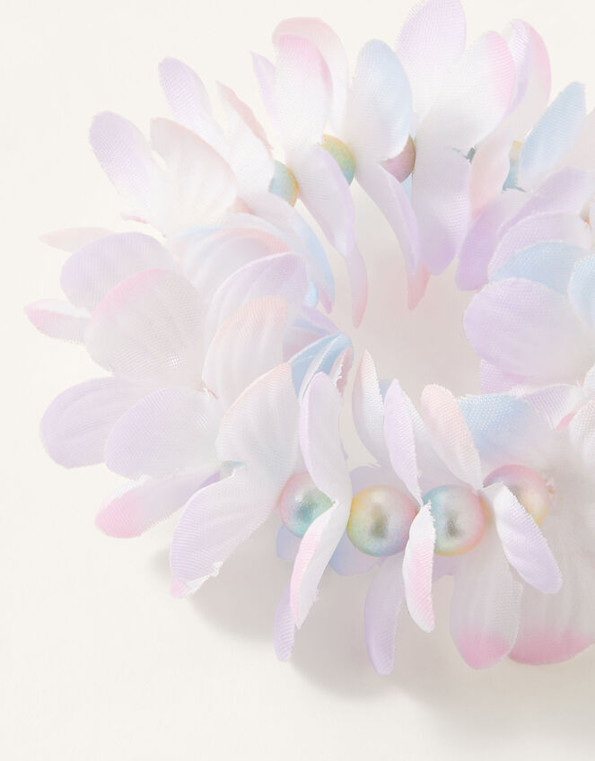 Rainbow Ombre Flower Bracelet, , large