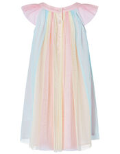Baby Nancy Rainbow Tulle Dress, Pink (PINK), large