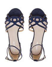 Hatty Gem Sandals, Blue (NAVY), large