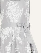 Lola Lace Dress, Grey (GREY), large