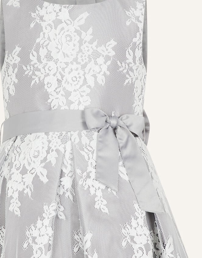 Lola Lace Dress, Grey (GREY), large