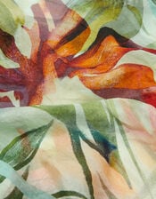 Aimee Lou Floral Square Silk Scarf, , large