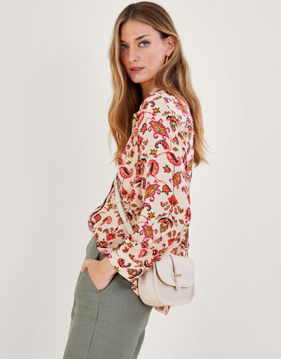 Cross-Body Saddle Bag, , large
