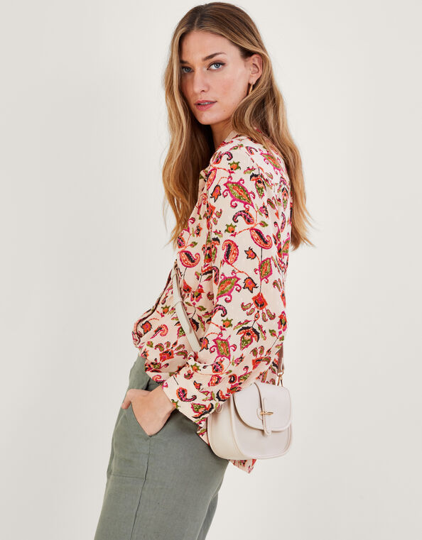 Cross-Body Saddle Bag, , large