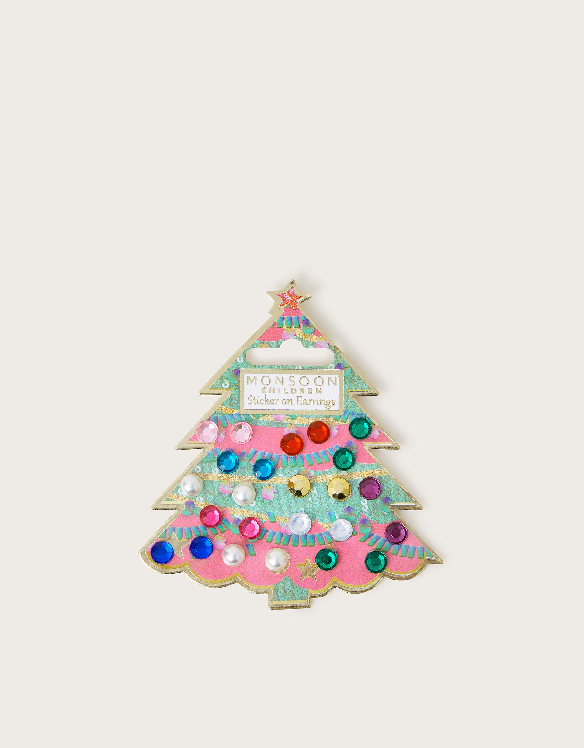 Christmas stick on earrings sale