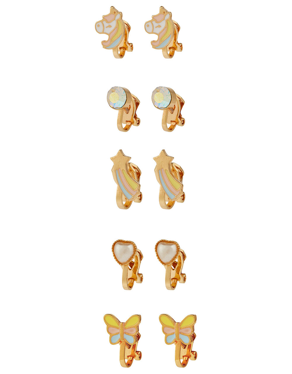 Stardust Unicorn ClipOn Earrings Girls' Jewellery Monsoon Global.
