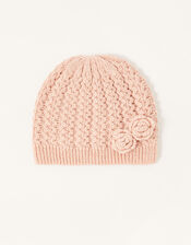 Daisy Sparkle Beanie, Pink (PINK), large
