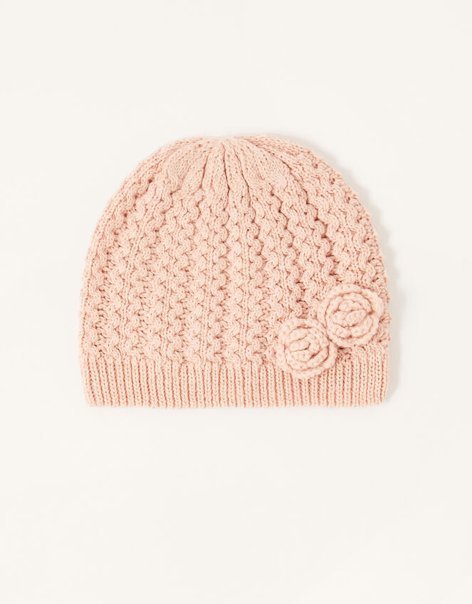 Daisy Sparkle Beanie, Pink (PINK), large