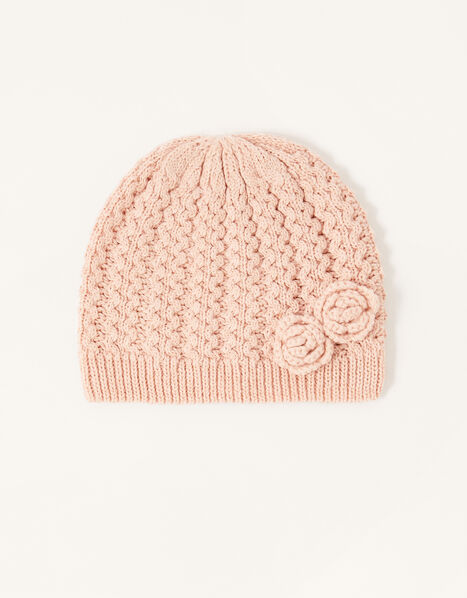 Daisy Sparkle Beanie Pink, Pink (PINK), large