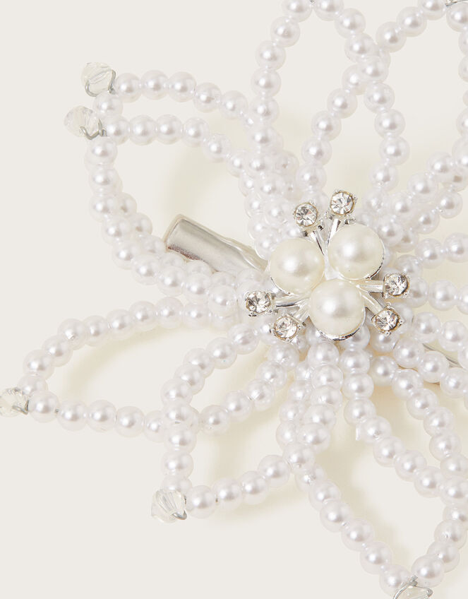 Pearly Sparkle Spray Hair Clip, , large
