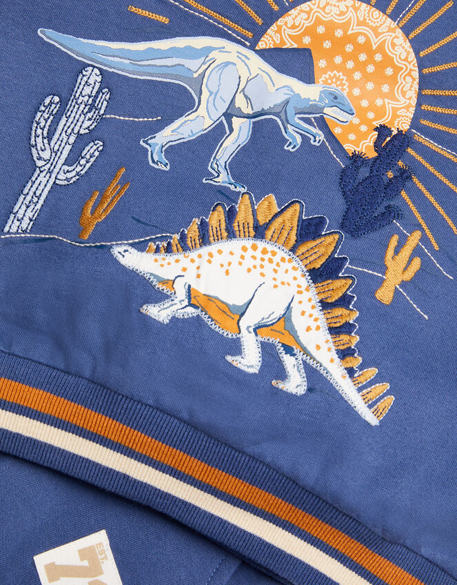 Dinosaur Sweater Set, Blue (NAVY), large