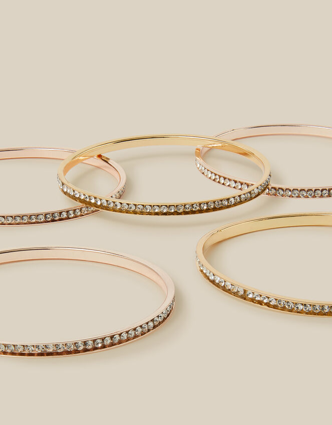 5-Pack Diamant&eacute; Bangles, , large
