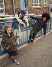 T&ouml;astie Reversible Water Repellent Puffer Jacket, Blue (NAVY), large