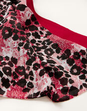 Animal Print Lightweight Scarf, , large
