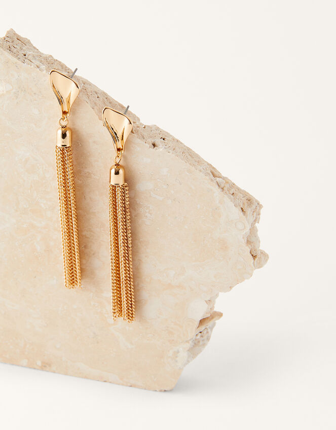 Long Tassel Earrings, , large