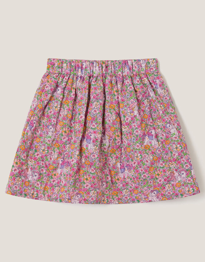 Monsoon x My Little Pony Floral Quilted Skirt, Multi (MULTI), large