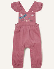 Newborn Mouse Dungaree Set, Pink (PINK), large