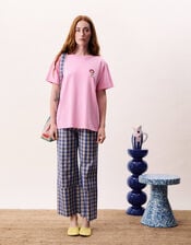 FRNCH Nymphaea Summer Print T-Shirt, Pink (PINK), large