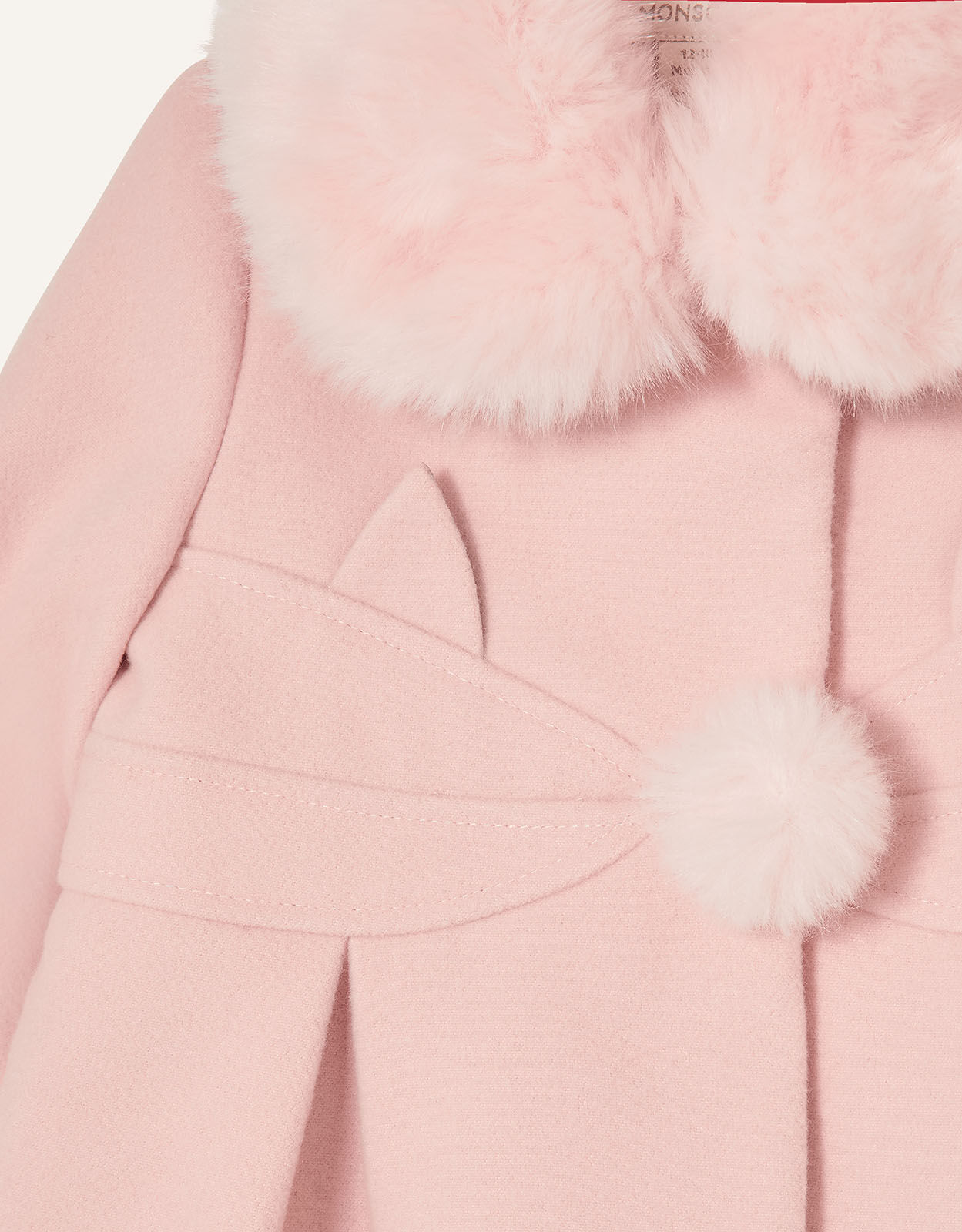 Baby Cat Coat Pink