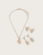 Jewel Butterfly Wings Jewellery Set, , large