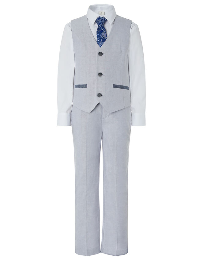 Grayson Oxford Four-Piece Suit Set, Grey (GREY), large