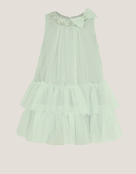 Baby Alex Sequin Swing Party Dress, Green (SAGE), large