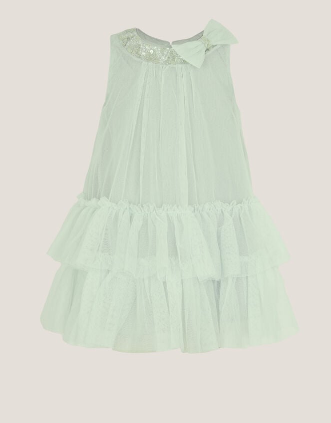 Baby Alex Sequin Swing Party Dress, Green (SAGE), large