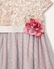 Baby Paige Sequin Dress, Pink (DUSKY PINK), large