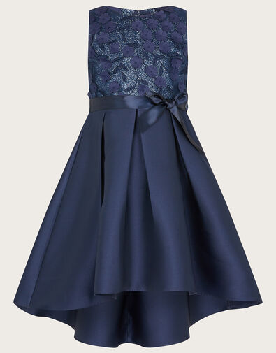 Anika High Low Bridesmaid Dress Blue, Blue (NAVY), large