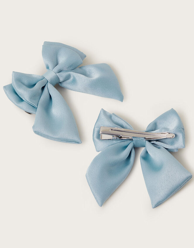 2-Pack Satin Hair Bows, , large