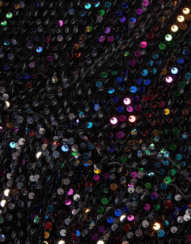 Rainbow Sequin Disco Dress, Multi (MULTI), large