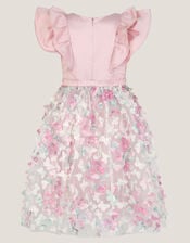 Aisha 2-in-1 Appliqu&eacute; Ruffle Party Dress, Multi (MULTI), large