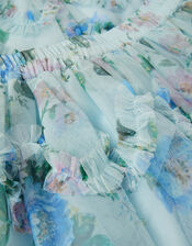 Roma Floral Print Ruffle Top & Skirt Set, Multi (MULTI), large