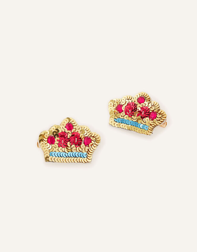 Crown Hair Clips, , large