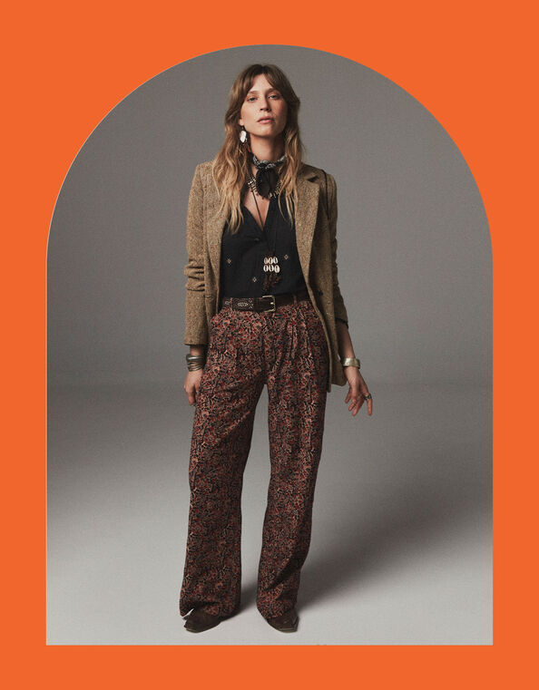 Maison Hotel Luisa Trousers, Multi (MULTI), large
