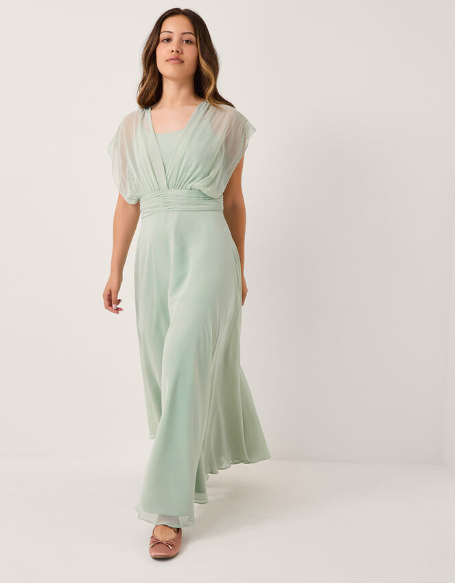 Maddison Multiway Chiffon Dress, Green (SAGE), large