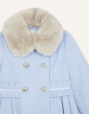 Ruffle Waist Coat, Blue (PALE BLUE), large