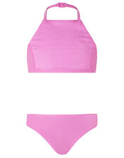 Reversible Sequin Bikini Set, Pink (PINK), large