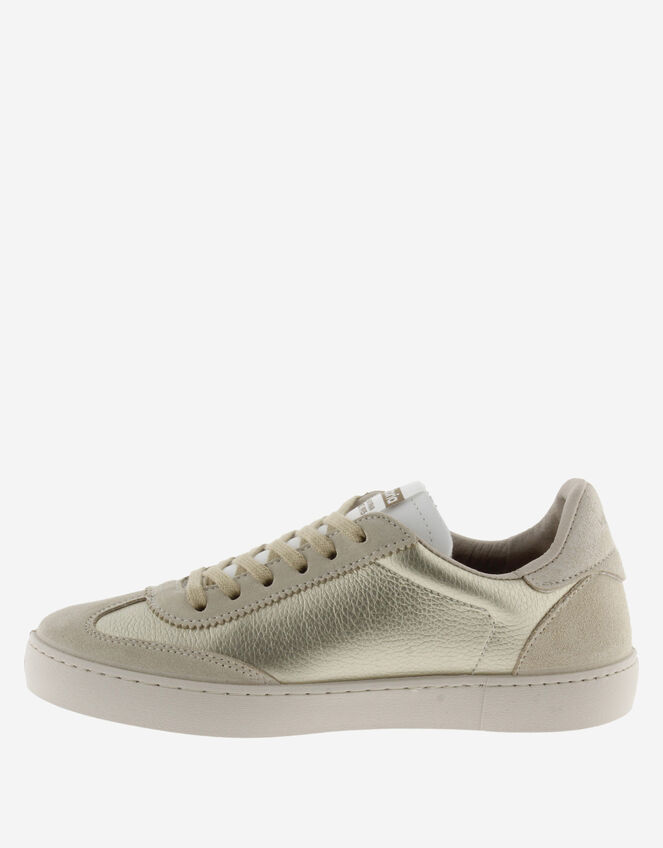 Victoria Berlin Metallic Trainers, Gold (GOLD), large