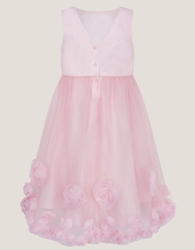 Josie 3D Rosette Dress, Pink (PINK), large