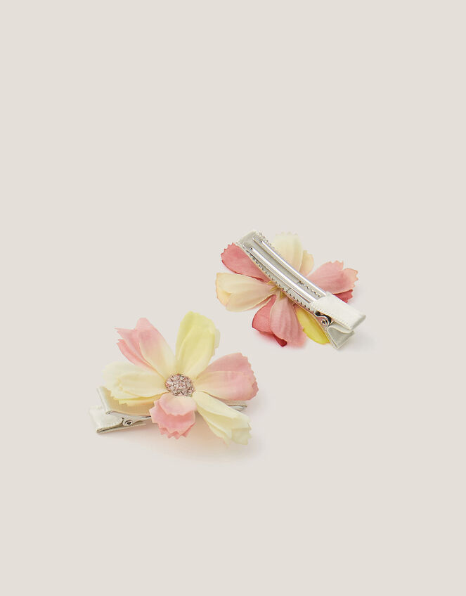 2-Pack Ombré Flower Hair Clips, , large
