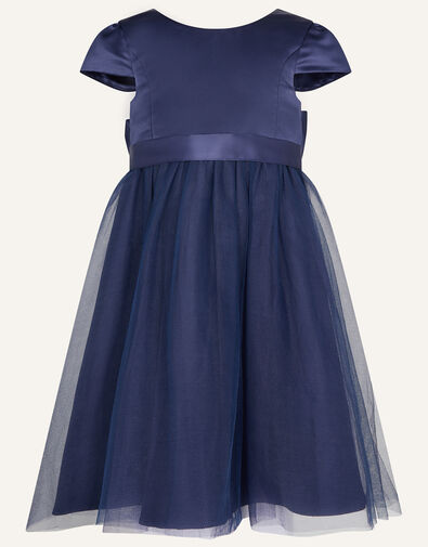 Tulle Bridesmaid Dress, Blue (NAVY), large