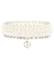 Tatania Heart Sparkle Bracelet Set, , large