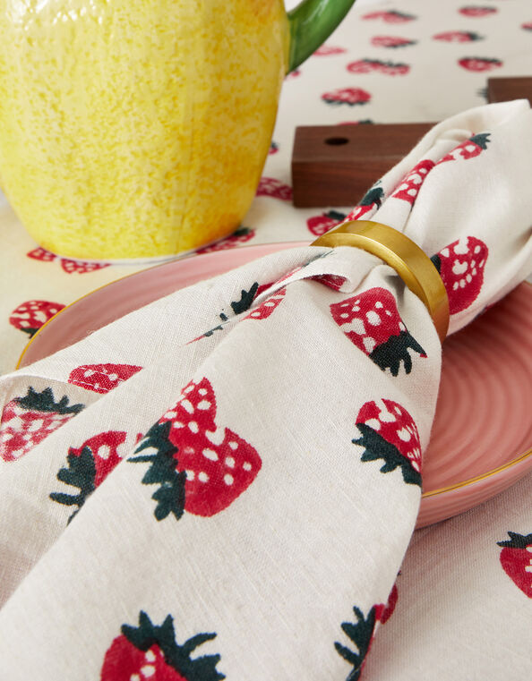 Strawberry Napkins Set of Two, , large
