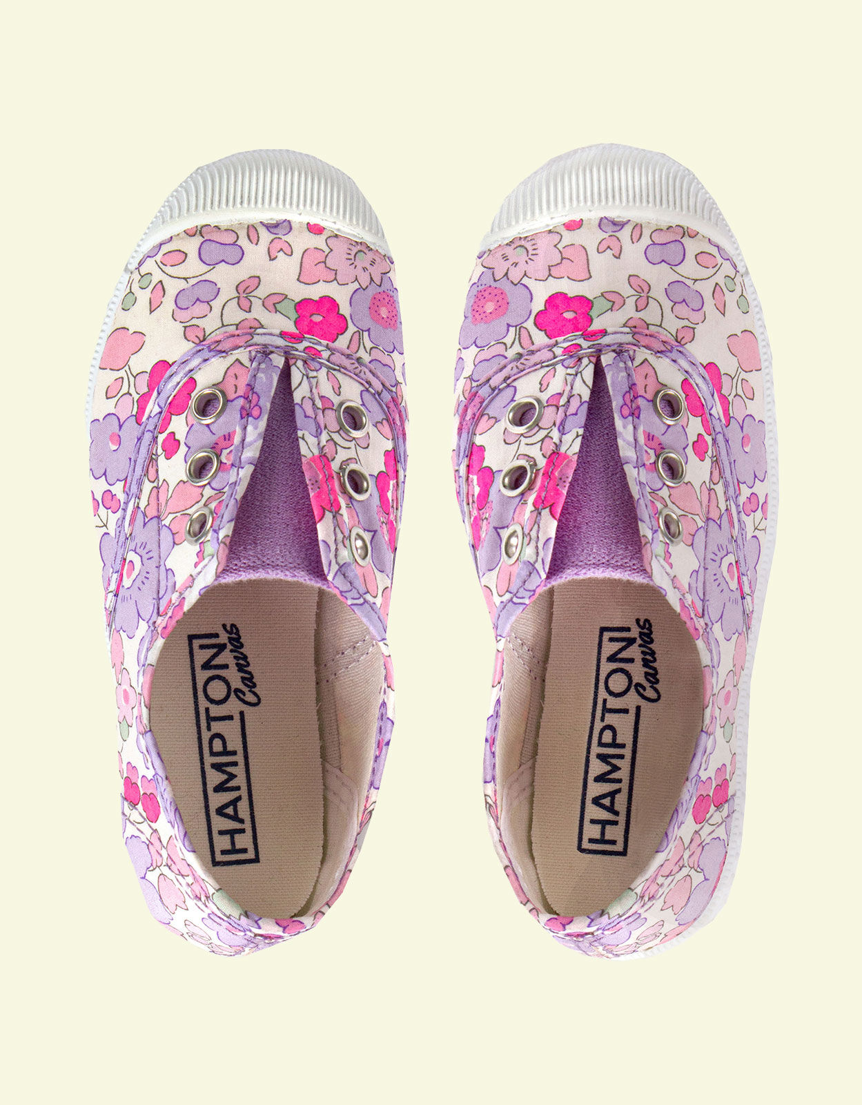 Hampton canvas plum shoes on sale
