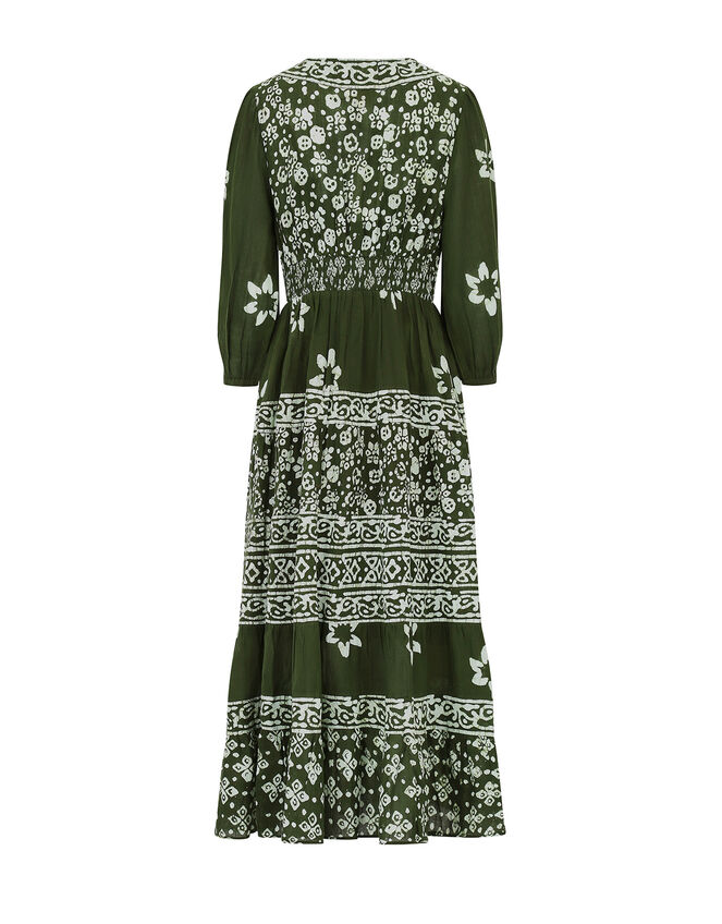 East Christine Gauze Dress, Green (GREEN), large
