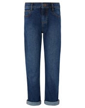 James Straight Leg Jeans, Blue (NAVY), large