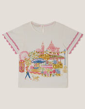 London Scene T-Shirt, Ivory (IVORY), large