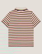 Tiger Stripe Polo Shirt, Multi (MULTI), large